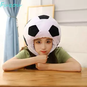 Mũ đội đầu bóng đá FUJIZOU, Mũ đội đầu hoạt hình mới lạ ngộ nghĩnh, Đạo cụ chụp ảnh Độc đáo Mềm mại thoải mái Mũ đội đầu sang trọng Halloween