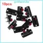GODD 10 Chiếc 2 Pin Loa Tấm Thiết Bị Đầu Cuối Dải Đẩy Khối Kết Nối 2 Vị Trí