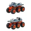 Hot Wheels Monster Truck Transporter Assortment – 4-Pack Die-Cast Mini Trucks, Assorted Colors, Ages 3+