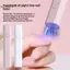 BeautifulHomeA Nhanh Khô Di Động UV LED Đèn Móng Tay Bút Phong Cách USB Máy Sấy Móng Tay Cho Gel Ba Lan Sử Dụng VN