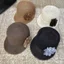 Mũ hoa Organza dệt cho nữ Phong cách mới Giải trí kỳ nghỉ Mũ cưỡi ngựa
