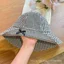 Phiên Bản Hàn Quốc Mới Kẻ Sọc Nơ Xô Mũ Nữ Du Lịch Mùa Hè Thể Hiện Mặt Nhỏ Viền Lật Chống Nắng Mũ Chống Nắng