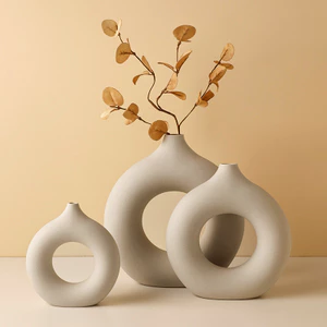 Wabi Sabi Phong Cách Tròn Bất Đối Xứng Bình Gốm Trang Trí Cho Phòng Khách Trang Trí Nội Thất Nhà Tối Giản Nghệ Thuật Hiện Đại Để Bàn Trung Tâm Độc Đáo Trang Trí Thủ Công