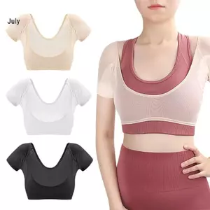 JULYHOT Lưới Trong Suốt Áo Vest Siêu Mỏng Thấm Hút Khử Mùi Miếng Lót Nữ Áo Thun Có Thể Giặt Được Chống Mồ Hôi Dưới Đầu Với Nách Mồ Hôi Miếng Lót Massivedeals