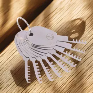 Ziyulinyuk 1 Bộ Dụng Cụ HUK Steelb Lo 9in1 Trọn Bộ Dụng Cụ Sửa Chữa Thép Không Gỉ Chìa Khóa nk VN