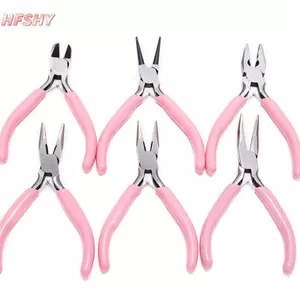 HFSHY Mini Kìm Xoay Tròn Tròn Mũi Kim Thủ Công Đính Hạt Cách Nhiệt Cắt Kìm Cho Dụng Cụ Làm Trang Sức VN