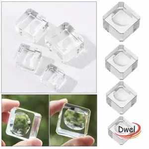 Đế bệt hình cầu pha lê DWEL cho chân đế trưng bày bóng thủy tinh