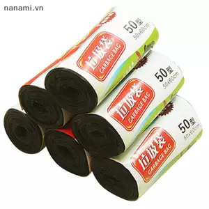 1 Cuộn Túi Đựng Rác 50 * 60cm Màu Đơn Thi Túi Đựng Rác Nhựa Môi Trường Tiện Lợi Túi Nhựa Dùng Một Lần Rác [VN]