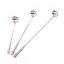 1Pc Thép Không Gỉ Tay Cầm Dài Thìa Khuấy Sáng Tạo Kem Món Tráng Miệng Muỗng Cotail Cà Phê Trà Trộn Thìa Flatware
