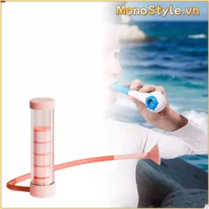 MONOSTYLE Huấn luyện viên thở, Màng ngăn có thể điều chỉnh khả năng kháng thở Quả tạ, Huấn luyện viên sức chứa phổi Thở bụng Thiết bị săn chắc da mặt Nam Nữ