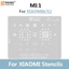 0.12mm Amaoe MI 1 BGA Reballing Stencil cho Xiaomi 6 MI6 MIX2 MSM8968 CPU RAM PM8998 PMIC Power Wifi Âm thanh Emmc IC Chip