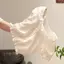 Phong cách Pháp Thiết kế sang trọng Cảm giác áo sơ mi xù rỗng Thời trang thời trang Niche Ren ngắn Top