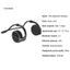 < CarFashion > A23 Âm thanh nổi không dây đích thực tương thích Bluetooth 50 Tai nghe không dây Móc tai Đài FM Thẻ TF Tai nghe thể thao âm thanh nổi cho A