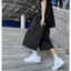 Over-the-Knee Quần Giữa Nam 2025 Béo mm Mùa Hè Cao Cấp Dây Rút Thể Thao Rời Kích Thước Lớn Crop Quần YKVX