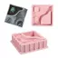 Ziyulinyuk Vuông Sân Thượng Chậu Hoa Nhựa Dính Khuôn Silicon Chậu Khuôn DIY Bê Tông Thạch Cao Chậu Hoa Handmade Làm VN