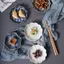 Ziyulinyuk 1 Gốm te Món Ăn Hình Hoa Sứ Hạt Đĩa Đĩa Nhỏ Mini Tương Gia Vị Bộ Đồ Ăn Đồ Dùng Nhà Bếp VN
