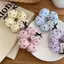 AqToCna Hình Hoa Tóc Scrunchies In Hình Trái Tim Dễ Thương Độ Đàn Hồi Cao Không Trượt Dây Tóc Cho Bé Gái Mặc Cả Ngày Yoga AqToCna