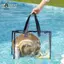 Túi đựng mỹ phẩm Tote đi biển - Túi đi biển nhẹ có túi đựng điện thoại Túi tote có thể gập lại chống nước cho bãi biển, bể bơi, kỳ nghỉ mới