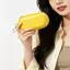 Hộp đựng kính đôi vỏ cứng bền di động đơn giản Hộp đựng kính râm kép Hộp đựng kính mắt đôi dành cho nữ Mới