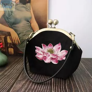 JVSUB Hoa Sen Miếng Dán, Không Keo Dán DIY Thêu Miếng Dán, Quần Áo Mềm Váy Cưới Phụ Kiện May Trên Miếng Dán
