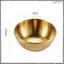 4 Chiếc Thép Không Gỉ Tròn Đĩa Nhỏ Nước Sốt Vàng Gia Vị Món Ăn Nhà Hàng Nhà Bếp Nước Tương Món Ăn