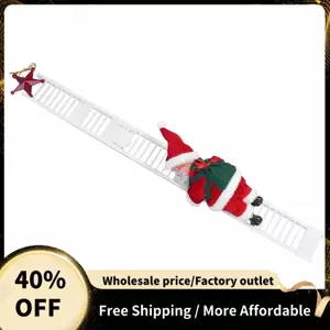 Hoạt Hình Leo Núi Ông Già Noel Trên Thang Điện Ông Già Noel Đồ Chơi Cây Giáng Sinh Treo Tường Đồ Trang Trí Trang Trí Trong Nhà Ngoài Trời