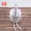 Lãng mạn Nơ Trắng Satin Lễ Cưới Tiệc Hoa Cô Gái Giỏ
