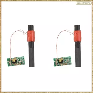 2X WWVB 60KHz Bộ thu mô-đun tần số đơn Mô-đun thời gian vô tuyến Mô-đun đồng hồ vô tuyến Mô-đun thu DCF có ăng-ten
