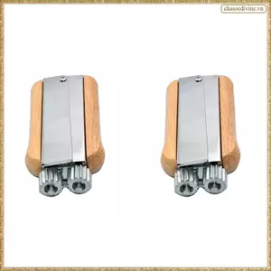 2X Công cụ khung căng dây nuôi ong Bộ căng cáp Crimper Gỗ Thép không gỉ Dây sắt