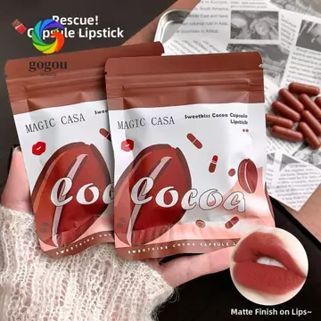 Bộ Son Môi GOGOU Capsule, Bộ Son Môi Mini Lâu Dài 10 Màu, Di Động Không Dính Họa Tiết Nhung Matte Bộ Son Môi Thuốc Chống Thấm Nước Sử Dụng Hàng Ngày