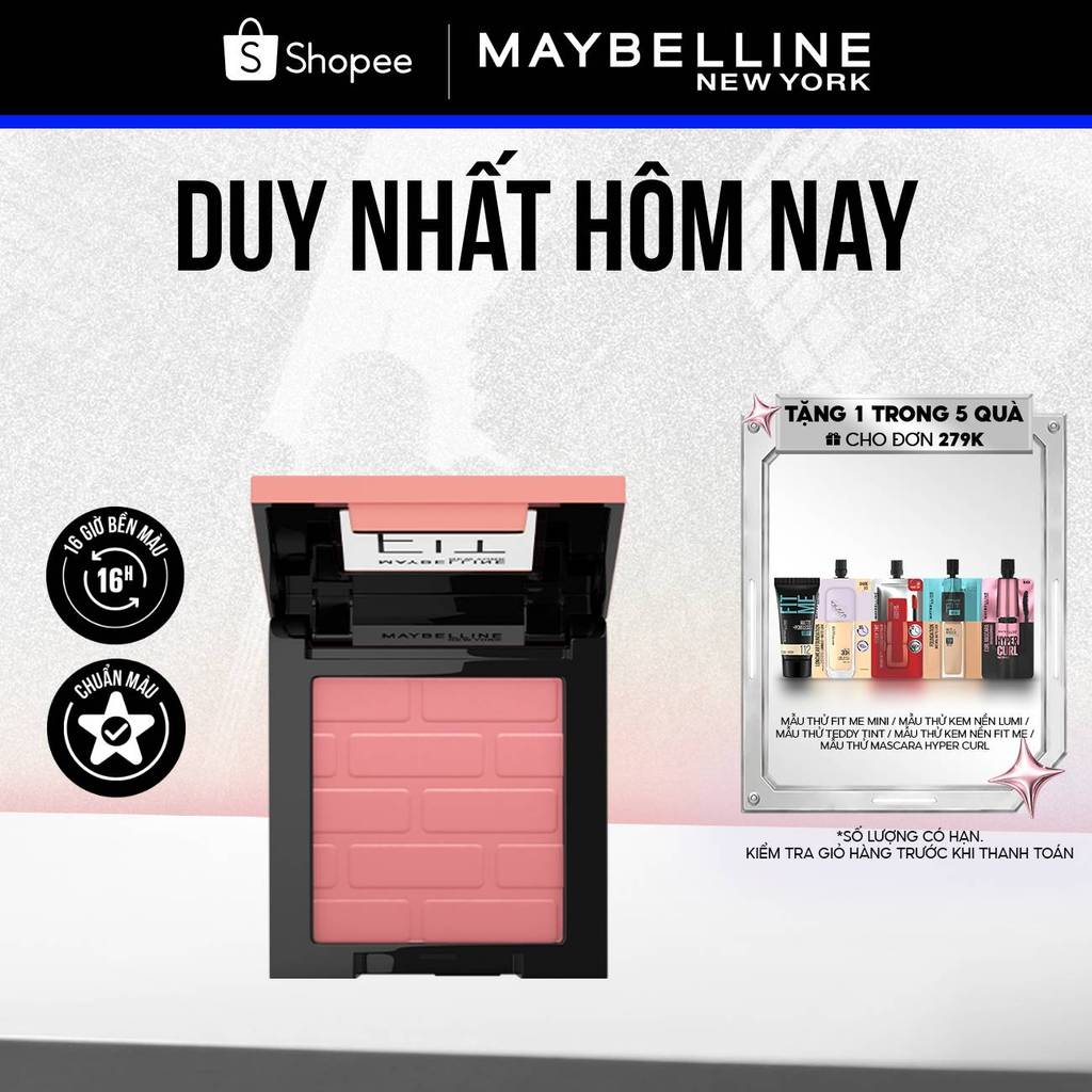 Phấn má hồng mịn lì chuẩn màu Maybelline Fit Me Blush 4.5g