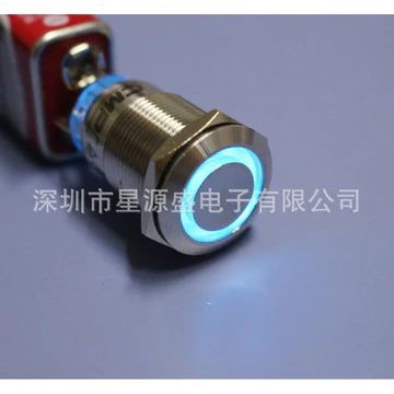 Công tắc kim loại 19MM chất lượng cao, công tắc nút bấm bằng thép không gỉ, công tắc mắt thiên thần, công tắc 12V, công tắc ô tô.