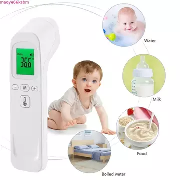 Nhiệt kế hồng ngoại kỹ thuật số ZORVEX, Máy đo nhiệt độ đa chức năng không tiếp xúc, Máy đo nhiệt độ di động thực tế Dễ sử dụng Máy đo nhiệt kế cầm tay cho bé