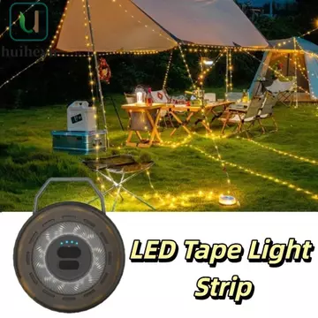 Đèn lều ZENITHEM, Dây đèn LED Dây đèn LED Đèn đo băng ngoài trời, Đèn đo đèn LED Hệ thống lưu trữ tay quay Công suất tán Dải đèn Chiếu sáng tán
