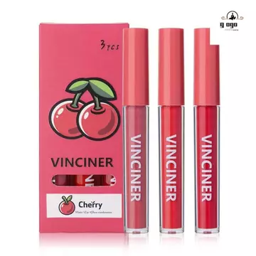 GOGOU Bộ 3 Son Bóng, Bộ Son Môi Chống Thấm Nước Lâu Dài, Bộ Son Môi Matte Cup Chống Phai Màu