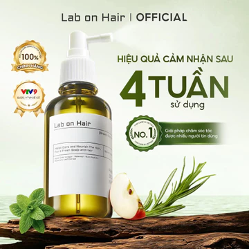 [NGÀY SALE 50%] Xịt mọc tóc Lab on Hair 160ml xịt dưỡng tóc với giấm táo Củng cố chân tóc Rụng Tóc Tóc mọc chậm Kích thí