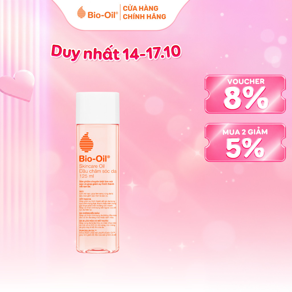 Dầu dưỡng da giúp cải thiện khô sạm và đều màu da, hỗ trợ cải thiện vết rạn da - BIO-OIL Skincare Oil (chai 125ml)