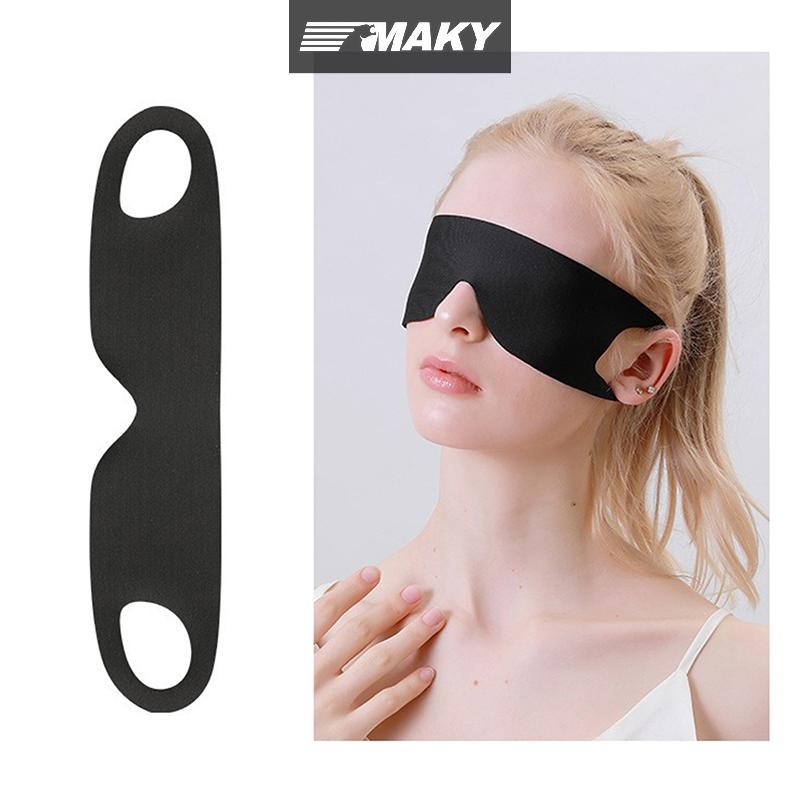 Newwellknownepic Chặn Ánh Sáng Di Động Mỏng Băng Lụa Mắt Cho Du Lịch Mùa Hè Ngủ Bịt Mắt Có Dây Đeo Tai Unisex Miếng Dán Mắt VN