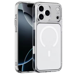 [JLK] PC mờ mờ + TPU Vỏ từ tính chính hãng cho iPhone 17Pro 17Air 17Pro Max Nút máy ảnh chủ động Vỏ cứng sạc không dây