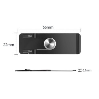 Giá đỡ máy tính bảng RISEDOT, 360° Giá đỡ điện thoại di động siêu mỏng xoay, Giá đỡ học tập bằng thép không gỉ tự dính đa năng cao cấp để bàn
