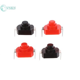 Chenlongshang 10 Cái12 * 8mm Nút Nhấn Tắt Cho Đèn Pin Điện 1208YD Tự Khóa EN