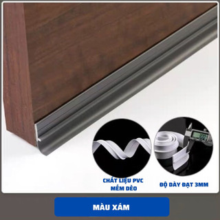 Thanh dán khe cửa, ron chặn khe cửa chất liệu PVC siêu bền