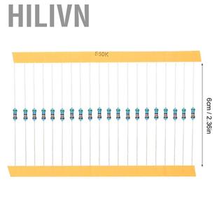 Hilivn Bộ điện trở màng kim loại cho linh kiện điện tử 2600PCS 1/4W ĐIỆN TRỞ Độ bền cao và thiết thực