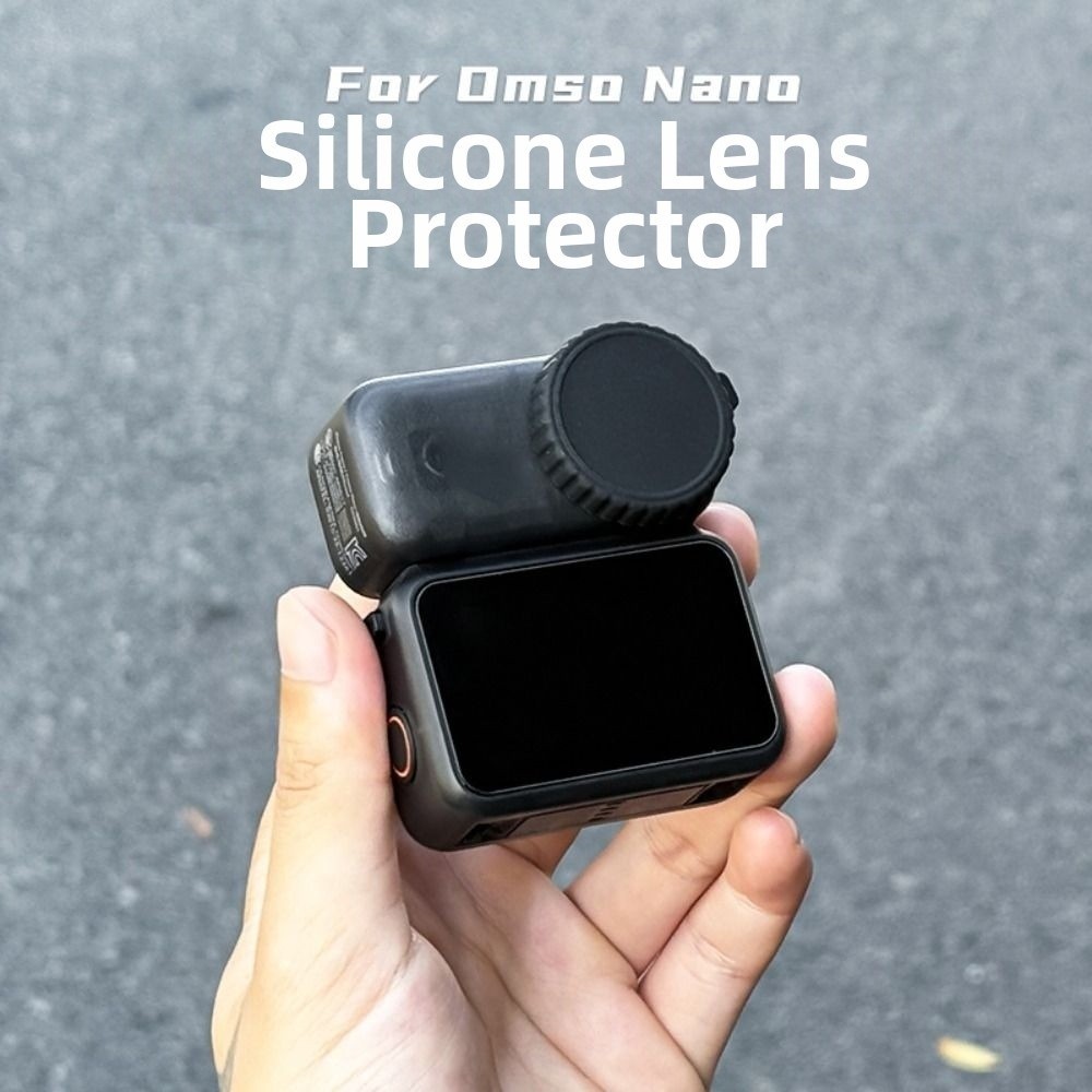 Vỏ ống kính YRBWD, Bảo vệ ống kính silicon chống bụi, Nắp ống kính chống trầy xước nhẹ cho phụ kiện máy ảnh DJI Osmo Nano