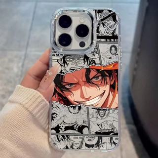 Hot Anime One Piece Luffy Zoro Sanji Ốp Lưng Cho IPhone 17 Pro Max 16 14 13 11 12 Pro Max 16E 15 Plus 17 Vỏ Điện Thoại Không Khí Giáp Trong Suốt Mềm Thiết Kế Mới Vỏ Chống Sốc