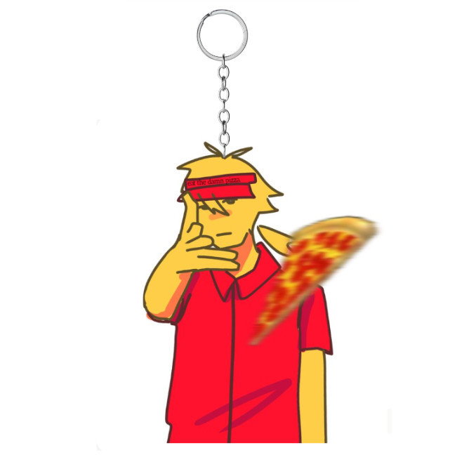 keychain Elliot throwing pizza at u lelelel 😛 | Shopee Việt Nam