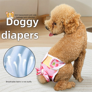 Quần sinh lý phổ biến cho chó Teddy Quần kinh nguyệt Quần dì Quần chống quấy rối Thích hợp cho chó nhỏ