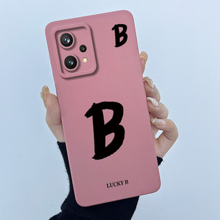 Dành Cho Realme 9 4G Ốp Lưng RMX3521 Chữ Ban Đầu May Mắn Silicon Mềm Mờ Ốp Lưng Điện Thoại Cho Realme Narzo 50 Pro 5G Vỏ