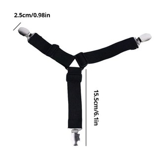 【Hỷ】Kẹp Giữ Ga Giường Dây Co Giãn – 4 Cái Kẹp Cố Định Drap Không Bị Xê Dịch Khi Ngủ