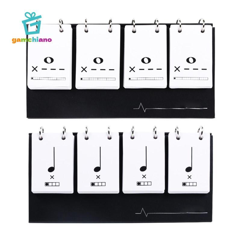 Gamchiano Thẻ nhịp điệu trang có thể xoay cho các tờ nhạc trong học đàn Guitar và Piano